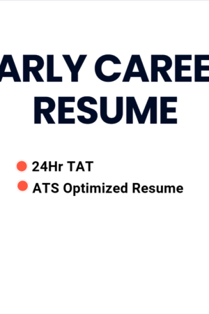 Early Career Resume Only