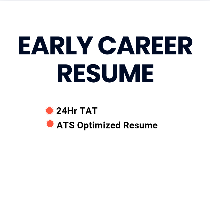 Early Career Resume Only